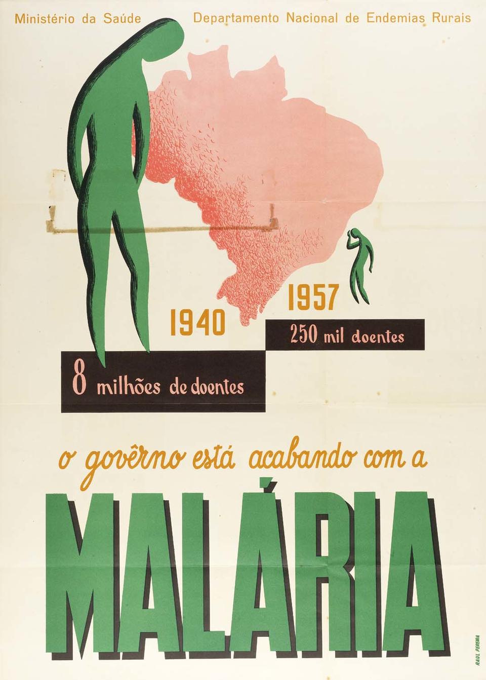 O governo está acabando com a malária